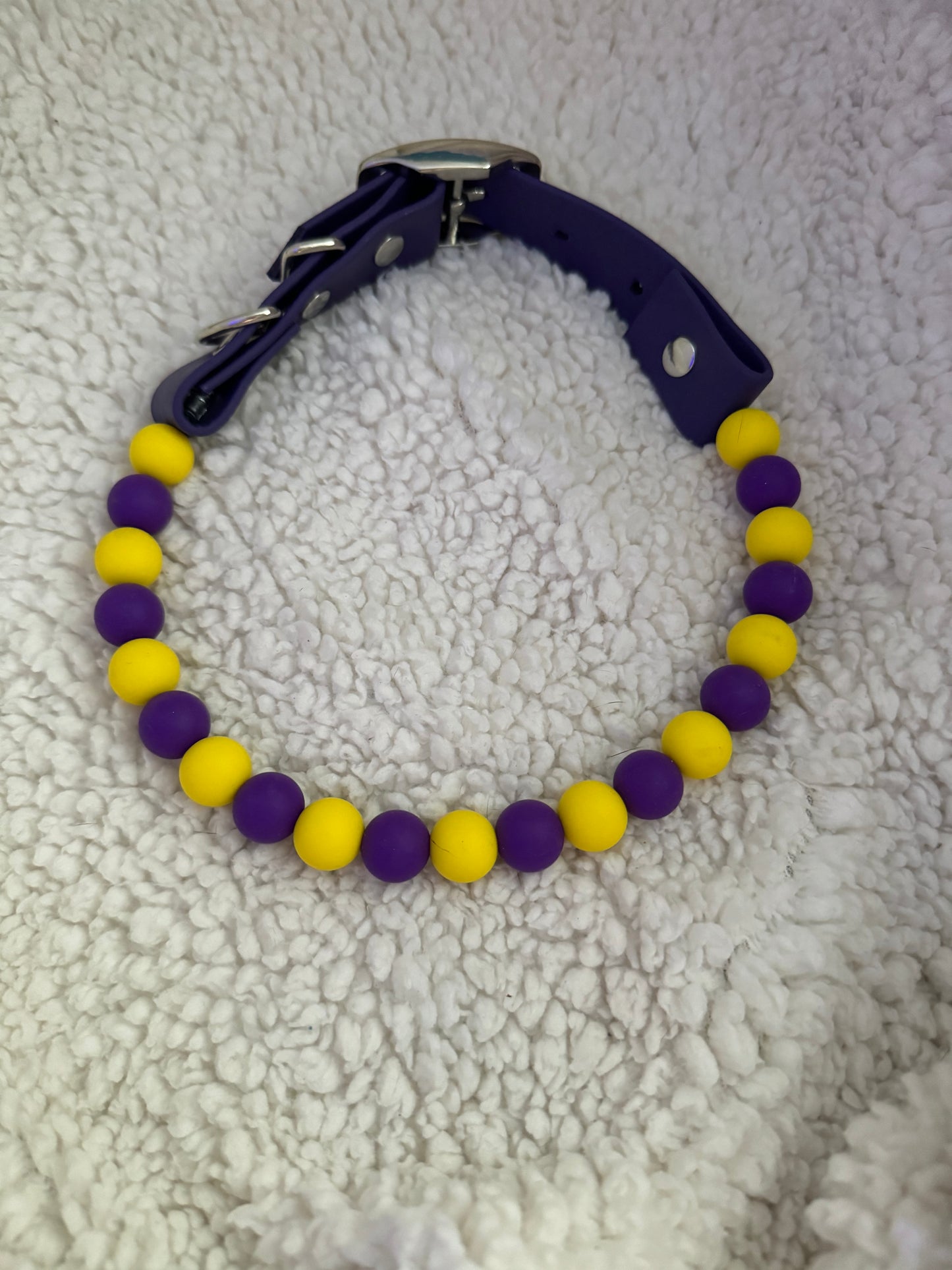 Purple and Yellow Two Toned