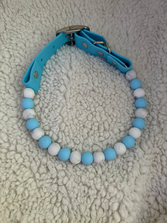 Buckle Two Toned with Marble White